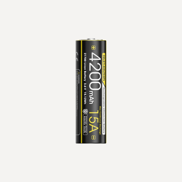 Аккумулятор NITECORE NL2142LTHPi 21700 (для i моделей) (Li-Ion 15А, 4200 mAh, (-40°C))